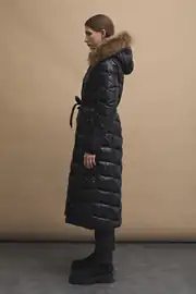 Womania X - Jacket  Naturel Kürklü Puffer Mont  3