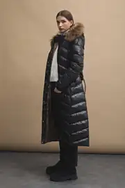 Womania X - Jacket  Naturel Kürklü Puffer Mont  5