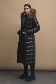Womania X - Jacket  Naturel Kürklü Puffer Mont  2