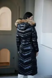 Womania-Mont-Roma Naturel Kürklü Puffer Mont 5